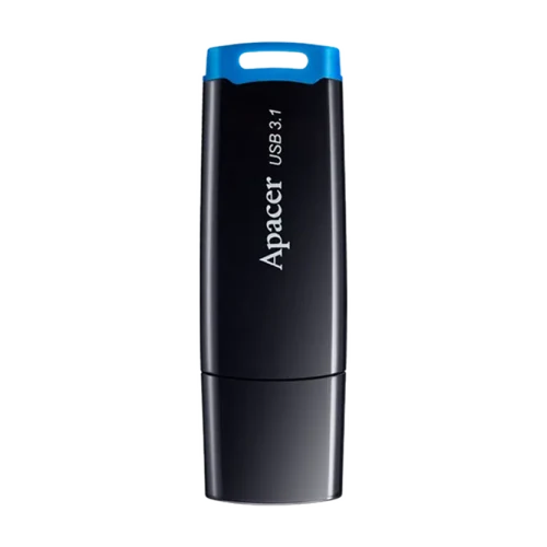 Apacer "AH359", 32GB USB3.1 Black/Blue, Classic Cap (AP32GAH359U-1)