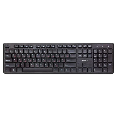 Клавиатура Sven KB-E5800W, Беспроводная, Черный