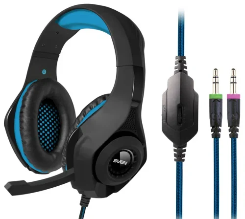 Наушники Sven AP-G887MV Black/Blue