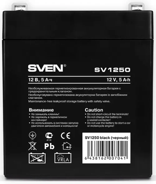 Батарея для ИБП Sven SV1250, Black