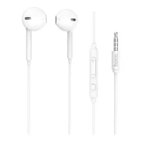 HOCO M55 Memory sound wire control earphones with mic White 2