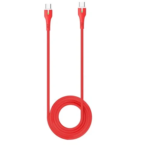 HOCO X45 Surplus charging data cable for Type-C to Type-C (L=1M) Red