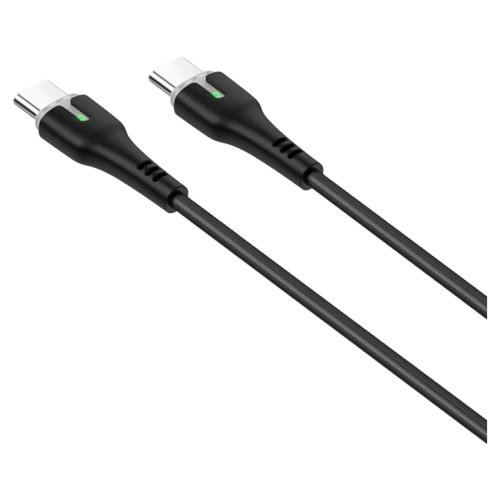 HOCO X45 Surplus charging data cable for Type-C to Type-C (L=1M) Black