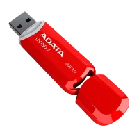ADATA "UV150", 32GB USB3.1, Red, Plastic, Classic Cap 2