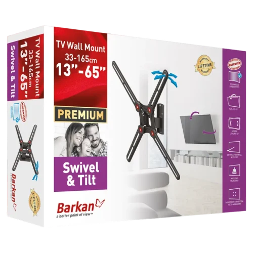 Suport pentru televizor Barkan BM320, Negru