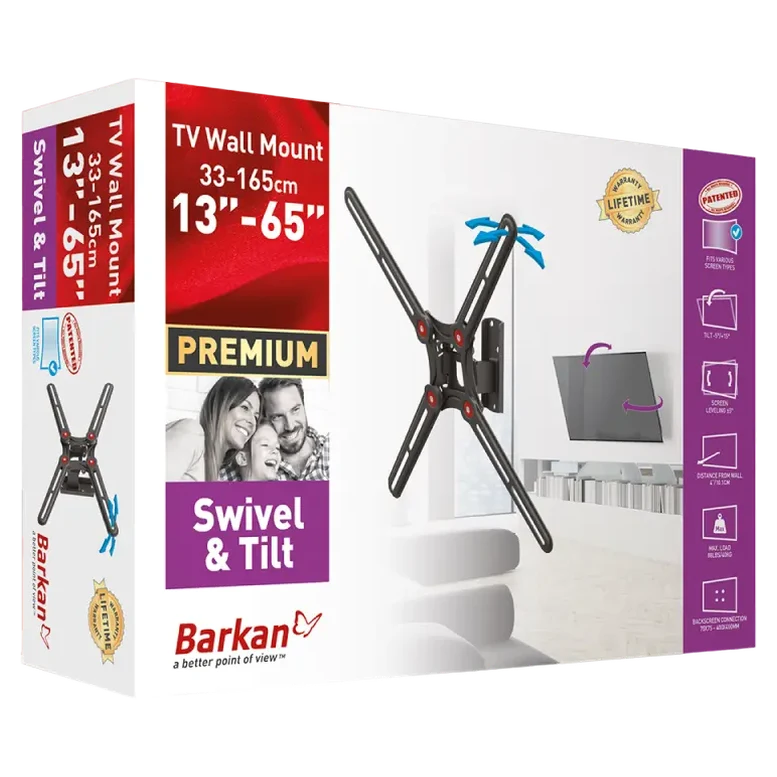 Suport pentru televizor Barkan BM320, Negru 3