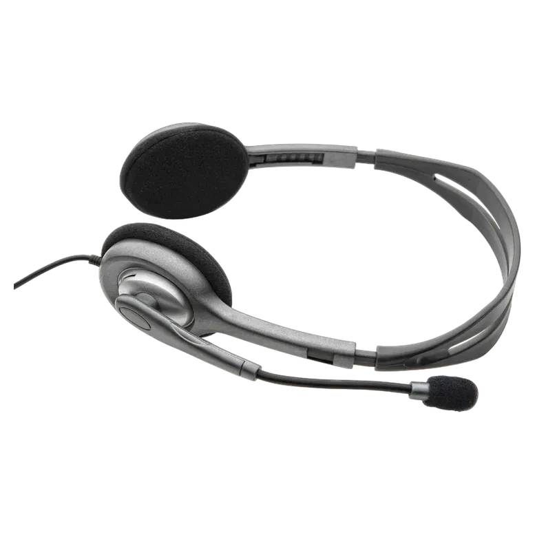 Наушники Logitech H110, Проводные, Серый 3
