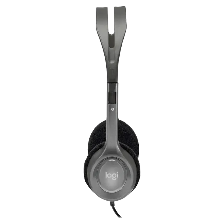 Наушники Logitech H110, Проводные, Серый 2