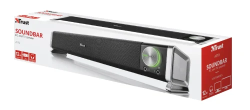 Trust Asto Soundbar for PC & TV, 12W, Black