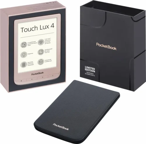 Электронная книга Pocketbook 627 Touch Lux 4 Gift Edition Matte Gold