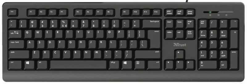 Tastatură Trust Primo RU Black (24147) 2