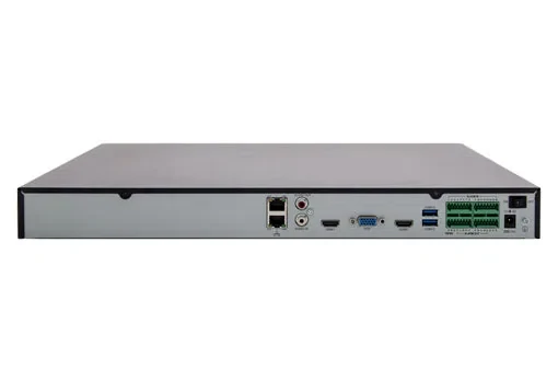 UNV NVR304-16E-B, 16-ch, 4 SATA, Incoming Bandwidth 160Mbps, 16 x 1080P@30 / 8 x 4MP@30 / 4 x 4K@30, Dual Network interface, Audio In/Out 1/1, Alarm In/Out 16/4, 1U, H.265&4K 2