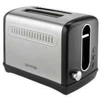 Toaster Gorenje T1100CLBK, Black/Inox