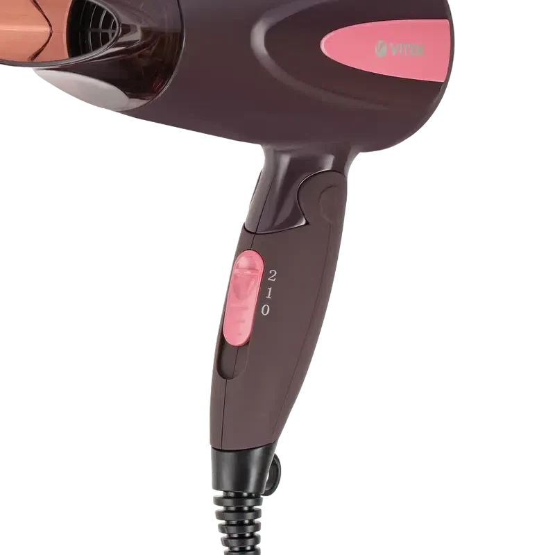 Uscător de păr compact VITEK VT-2261, Bordo 3
