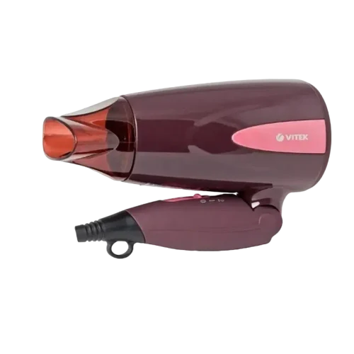 Uscător de păr compact VITEK VT-2261, Bordo