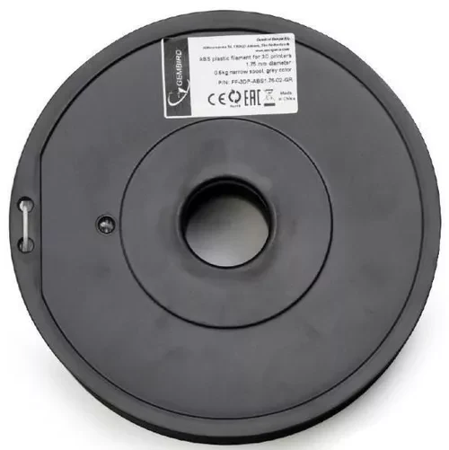 Нить для 3D-принтера Gembird ABS Filament, Grey, 1.75 mm, 0.6 kg
