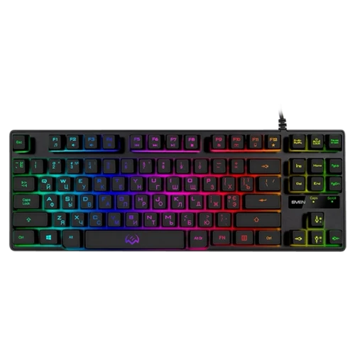 Клавиатура Sven KB-G7400, Проводная, Черный
