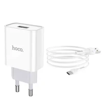HOCO C81A Asombroso single port charger set Type-C White 3