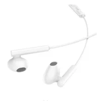 HOCO M65 Special sound Type-C wire control earphones with mic white 2