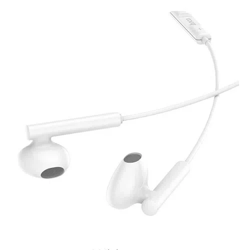 HOCO M65 Special sound Type-C wire control earphones with mic white