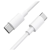 HOCO X51 High-power 100W charging data cable Type-C to Type-C(L=1M) White