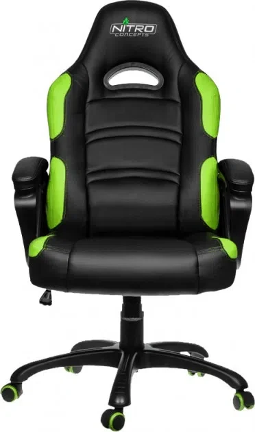 Gaming Chair Gamemax GCR07, Maximum load 125 kg, Rocking mechanism, Black/Green