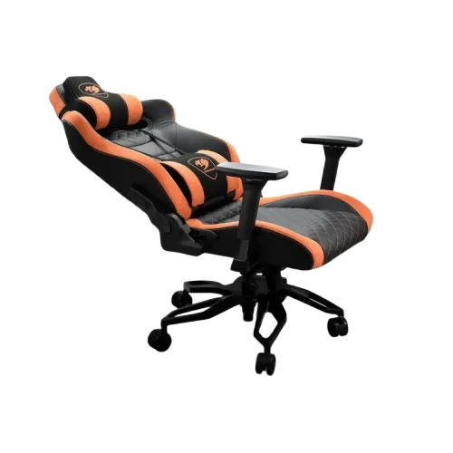 Игровое кресло Cougar Armor Titan Pro, ПВХ Кожа, Чёрный/Оранжевый