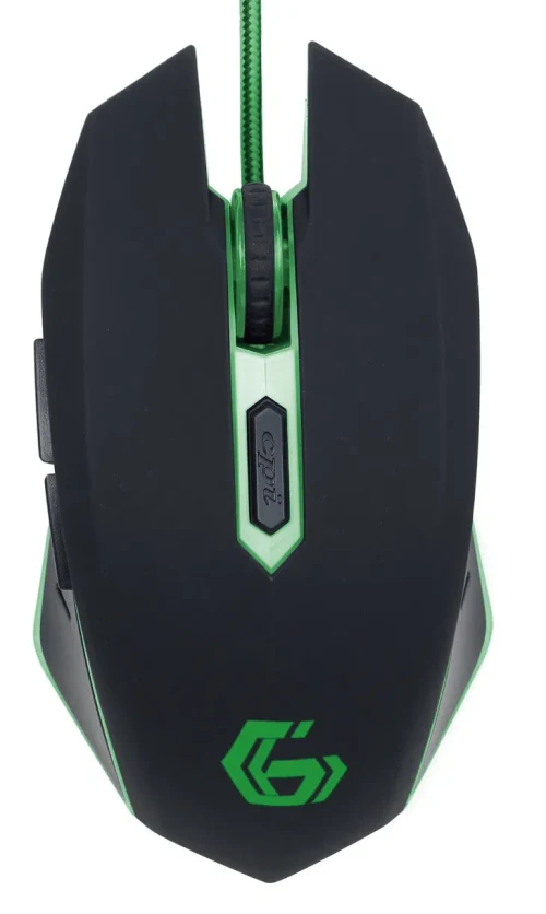 Mouse Gembird MUSG-001-G Black/Green