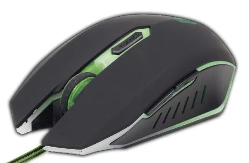 Mouse Gembird MUSG-001-G Black/Green