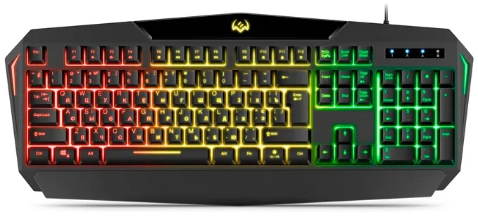 Gaming Keyboard & Mouse & Mouse Pad & Headset SVEN GS-4300, Black, USB/3.5mm 4