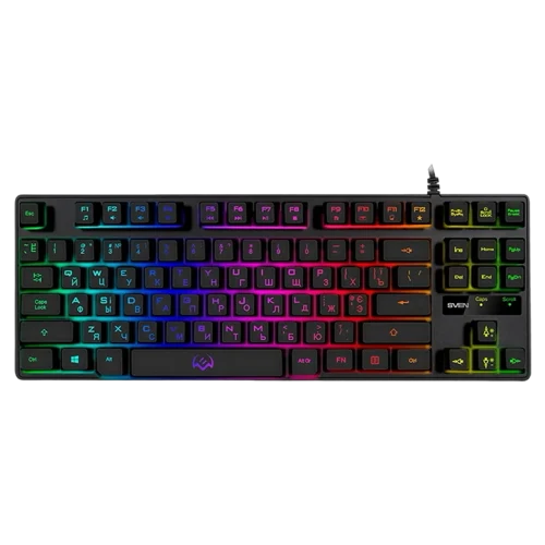 Клавиатура SVEN KB-G7400, Проводное, Чёрный