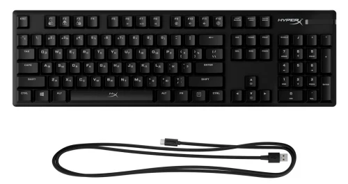 Клавиатура HyperX Alloy Origins, Проводное, Чёрный