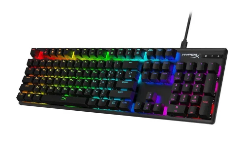Клавиатура HyperX Alloy Origins, Проводное, Чёрный