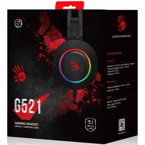 Căşti Bloody G521 Black