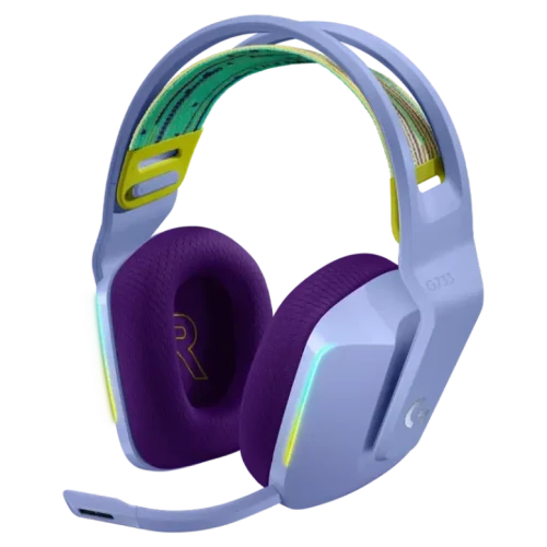 Căști Logitech G733, Fără fir, Liliac