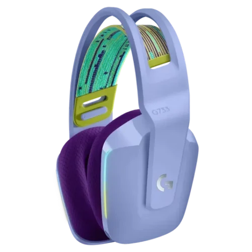 Căști Logitech G733, Fără fir, Liliac