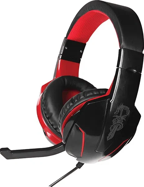 Gaming Headset Qumo Bionic, 40mm drivers, 20-20khz, 32 Ohm, 100db, 387g., 2x3.5mm