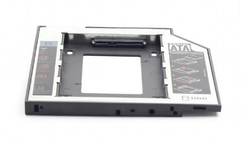 Slim mounting frame for 2.5'' drive to 5.25'' bay, for drive up to 12.7 mm, Gembird, MF-95-02 2