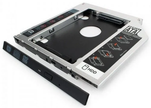 Slim mounting frame for 2.5'' drive to 5.25'' bay, for drive up to 9.5 mm, Gembird, MF-95-01