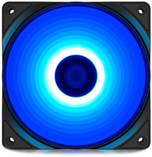 PC Case Fan Deepcool RF120B, 120x120x25mm, 21.9 dB, 48.9 CFM, 1300RPM, Blue LED, Hydro Bearing