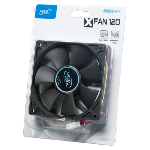Вентилятор для ПК DeepCool XFAN120, 120 мм, Черный