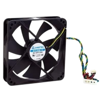 Ventilator PC Chieftec AF-1225PWM, 120 mm, Negru