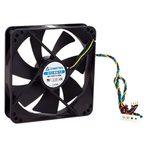 Ventilator PC Chieftec AF-1225PWM, 120 mm, Negru
