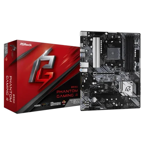 Материнская плата ASRock B550 PHANTOM GAMING 4, Black