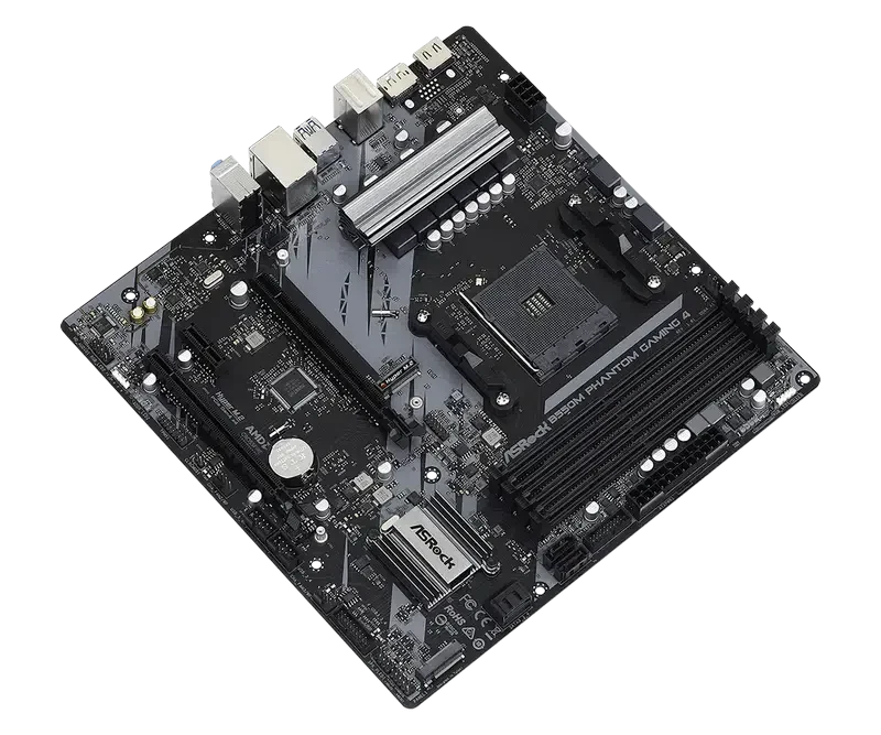 Материнская плата ASRock B550M PHANTOM GAMING 4, Black 4