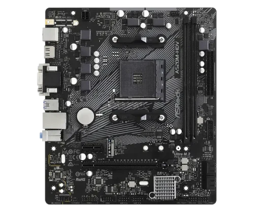 Placă de bază ASRock A520M-HDV, Black