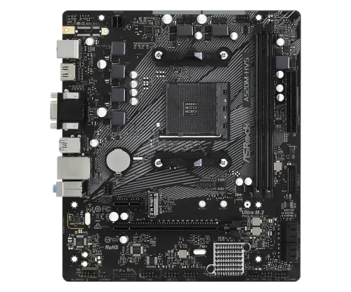 Placă de bază ASRock A520M-HVS, Black