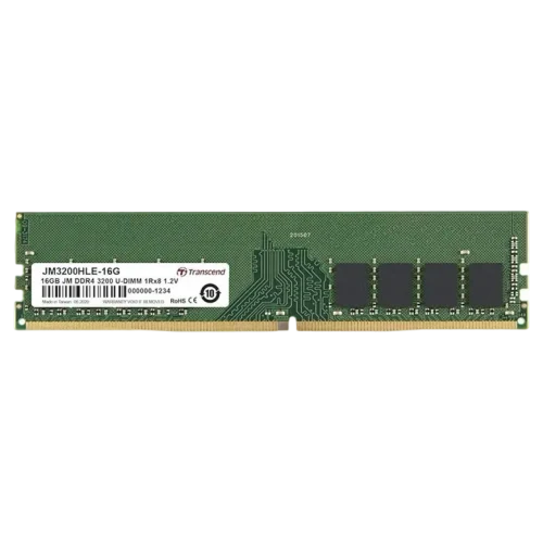 Оперативная память Transcend PC25600, DDR4 SDRAM, 3200 МГц, 16ГБ