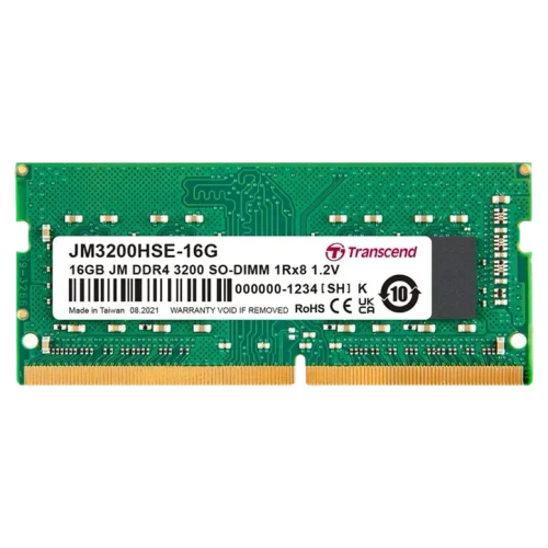 Оперативная память Transcend PC25600, DDR4 SDRAM, 3200 МГц, 16ГБ