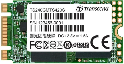 SSD накопитель Transcend 240GB (TS240GMTS420S)